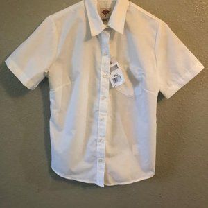 White Short Sleeve Dickies Shirt Size Small